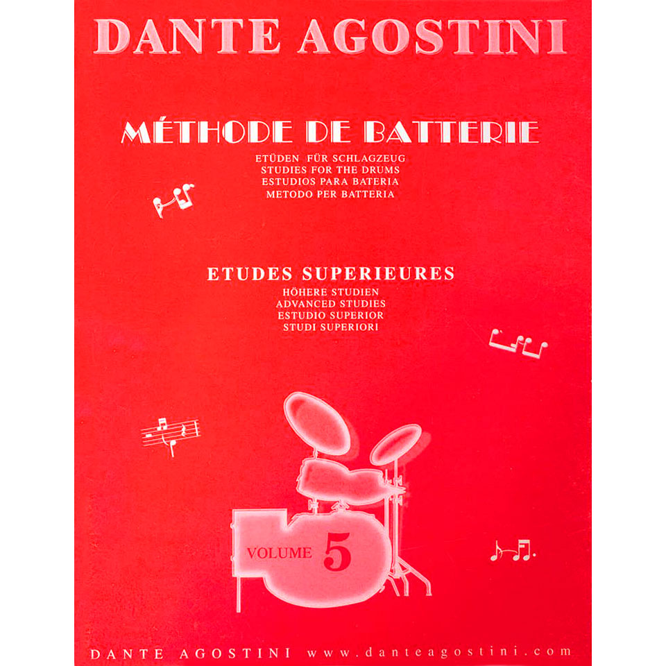 Dante Agostini Methode de Batterie Vol. 5 - Etudes Suplement Lehrbuch Dante Agostini Methode de Batterie Vol. 5 - Etudes Suplement Lehrbuch von Dante Agostini