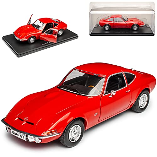 Agostini Opel GT 1900 Coupe Rot 1968-1973 Mit Sockel 1/24 Modell Auto Modellcarsonline Modell Auto von Agostini