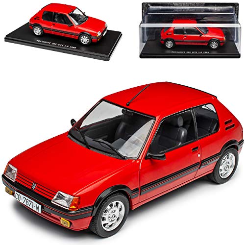 Agostini Peugeot 205 G-t-i 1.9 Rot 1983-1998 mit Sockel 1/24 Modellcarsonline Modell Auto Modellcarsonline Modell Auto von Agostini