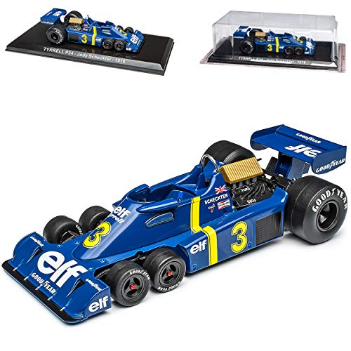 Agostini Tyrrell P34 Ford Jody Scheckter 1976 Formel 1 mit Sockel 1/24 Modellcarsonline Modell Auto Modellcarsonline Modell Auto von Agostini