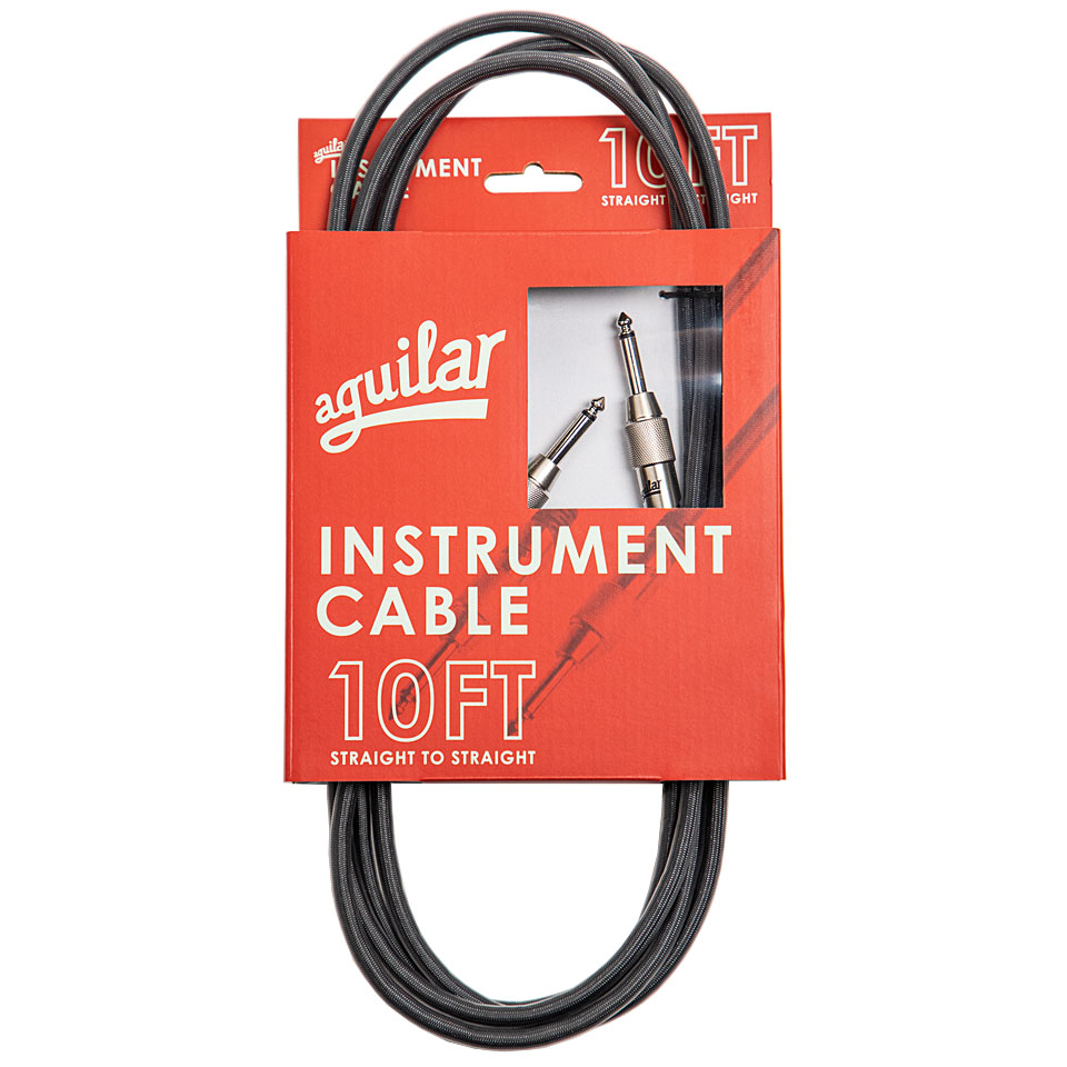 Aguilar 3 m BLK, Klinke/Klinke, Gerade/Gerade Instrumentenkabel Aguilar 3 m BLK, Klinke/Klinke, Gerade/Gerade Instrumentenkabel von Aguilar