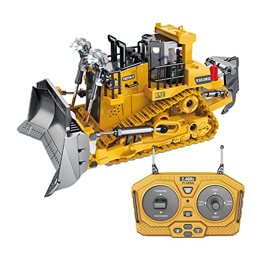 Agwuoetr 1:24 2,4 GHz 9 KanäLe Fernbedienung Traktor Spielzeug Bulldozer RC Aluminiumlegierung Technik Traktor Spielzeug für Kinder Stil B Agwuoetr 1:24 2,4 GHz 9 KanäLe Fernbedienung Traktor Spielzeug Bulldozer RC Aluminiumlegierung Technik Traktor Spielzeug für Kinder Stil B von Agwuoetr