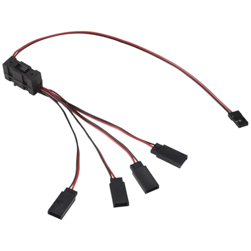Agwuoetr 1PCS RC Servo Extension 1 Bis 4 Y Drahtkabel LED Lichtsteuerung Netzschalter für JR Futaba RC Modell Agwuoetr 1PCS RC Servo Extension 1 Bis 4 Y Drahtkabel LED Lichtsteuerung Netzschalter für JR Futaba RC Modell von Agwuoetr