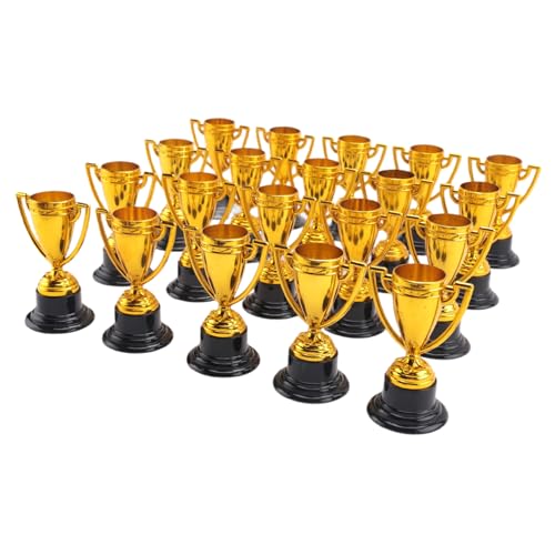 Agwuoetr 20 STÜCKE Mini-Kunststoff-Goldbecher-TrophäEn für Partykinder FrüHes Lernspielzeug Preise Kinderferien-TrophäEn-Belohnung von Agwuoetr