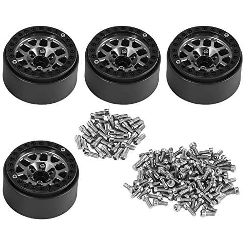 Agwuoetr 4 STÜCK 1.9 Metall Beadlock 12 Loch Rad Naben Felgen für 1/10 RC Crawler Axial SCX10 90046 AXI03007 für TRX4 D90,1 Agwuoetr 4 STÜCK 1.9 Metall Beadlock 12 Loch Rad Naben Felgen für 1/10 RC Crawler Axial SCX10 90046 AXI03007 für TRX4 D90,1 von Agwuoetr