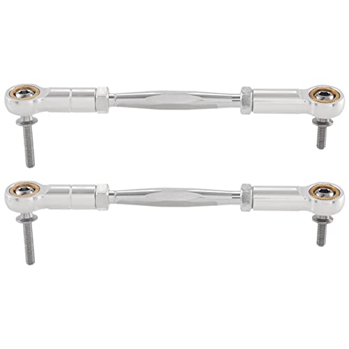 Agwuoetr CNC Metall Lenkstange für 1/5 BAHA ROVAN KM Baja 5B 5T 5SC Rc Auto Spielzeug Teile,Silber von Agwuoetr