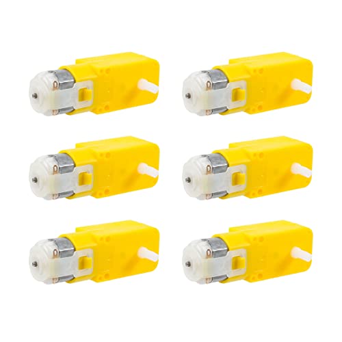 Agwuoetr Getriebe Motor Doppel Welle 3-6V TT Motor für Robot Pack Von 6 (I Form) von Agwuoetr