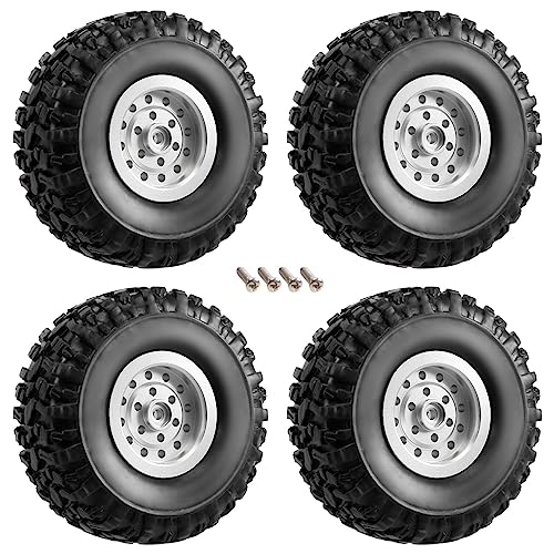 Agwuoetr für C14 C24 C34 C44 B14 B24 MN D90 D91 MN99S RC Auto Upgrade Teile Metallfelge Felgen Reifen Set Set ZubehöR von Agwuoetr