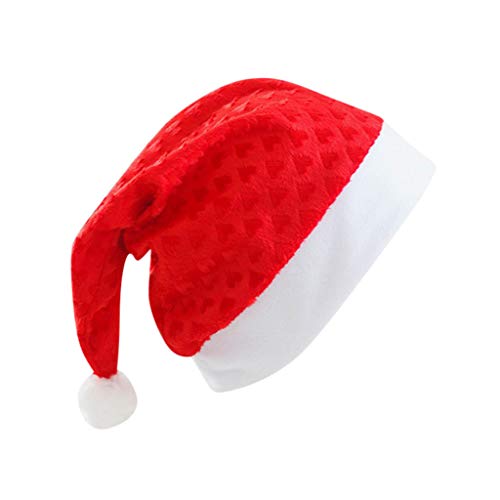 Ahagogo Weihnachtsmütze, Weihnachtsmütze, Weihnachtsmütze für Erwachsene, Unisex-Komfortmütze Lustige Hüte Set von Ahagogo