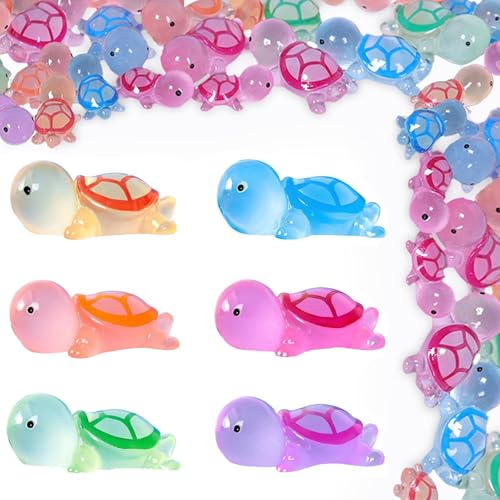 60 Stück Mini Leuchtende Schildkröten Harz, Mini Figuren Schildkröten, Small Turtles, Mini Schildkröten, DIY Winzige Schildkröten, Für Gartendeko, DIY Micro Landschaft Szenen, Heimdekorationen 60 Stück Mini Leuchtende Schildkröten Harz, Mini Figuren Schildkröten, Small Turtles, Mini Schildkröten, DIY Winzige Schildkröten, Für Gartendeko, DIY Micro Landschaft Szenen, Heimdekorationen von Ahaimy