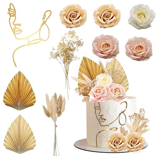 Ahaimy 20 Stück Tortendeko Blumen, Cake Topper für Geburtstag, Hochzeit, 18. Geburtstag Mädchen, Jubiläum, Party, Babyparty Ahaimy 20 Stück Tortendeko Blumen, Cake Topper für Geburtstag, Hochzeit, 18. Geburtstag Mädchen, Jubiläum, Party, Babyparty von Ahaimy