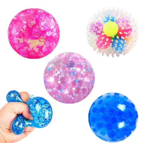 4 Stück Anti Stress Bälle, Stressball Erwachsene, Stressball Kinder, Antistressball, Antistressball Kinder, Antistressball Erwachsene, Für Entspannung, Angst, Fidget, Spannung Und Stress 4 Stück Anti Stress Bälle, Stressball Erwachsene, Stressball Kinder, Antistressball, Antistressball Kinder, Antistressball Erwachsene, Für Entspannung, Angst, Fidget, Spannung Und Stress von Ahaimy