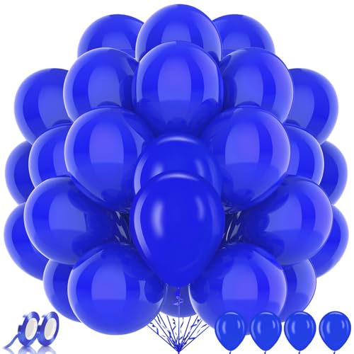 AhfuLife 100 Stück Blau Luftballons Geburtstag, Helium Luftballons Blaue Premium, Ballon Blau Girlande für Faschings, Klassenzimmer, Hochzeit, Garten, Geburtstagsfeier, Abschlussball Deko AhfuLife 100 Stück Blau Luftballons Geburtstag, Helium Luftballons Blaue Premium, Ballon Blau Girlande für Faschings, Klassenzimmer, Hochzeit, Garten, Geburtstagsfeier, Abschlussball Deko von AhfuLife