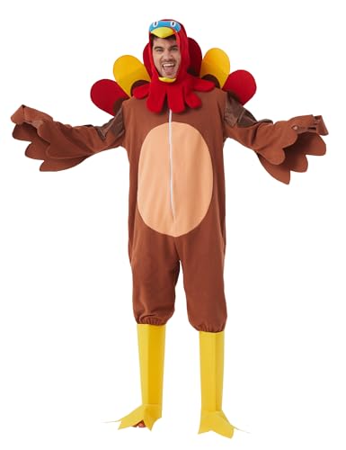 Ahititi Türkei-Kostüm, Erntedankfest, Outfit, Erwachsene, Damen, Herren, 4-teilig, Tier-Einteiler, Cosplay, Party, Halloween, Übergröße, lustiger Laufanzug von Ahititi