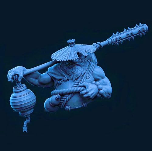 1/10 Ancient Ninja Samurai Warrior Resin Bust Modellbausatz Unbemalte und unmontierte Resin Modellteile // 3c7E-8 von Ahowse