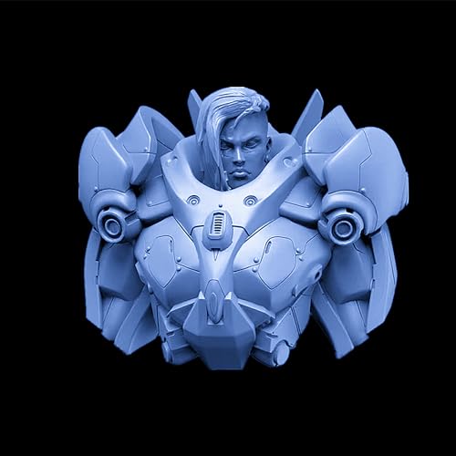 1/10 Sci-Fi Soldat Krieger Harz Büste Modell Bausatz unbemalt und unmontiert Harz Büste Modellteile //F0i6q-3 von Ahowse