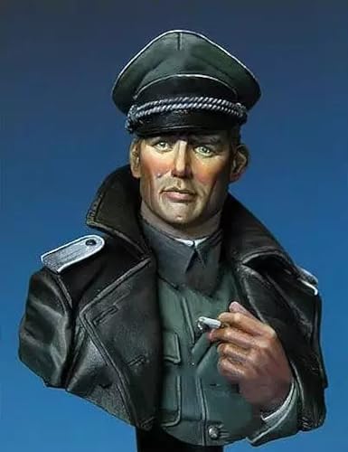 1/10 WWII German Military Commander Resin Bust Model Kit Unbemalt und unmontiert Resin Bust Model Parts //F0i4q-2 von Ahowse