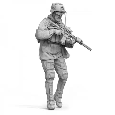 1/16 U.S. Commando Soldier Resin Model Kit Unbemalt und unmontiert Figur Resin Model Kit // J6Y0T6 von Ahowse