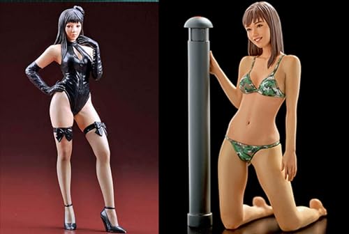 1/20 Sci-Fi Agent Woman Warrior Resin Model Kit Unbemalt und unmontiert Resin Modellteile (2-Personen) // 7V0K-11 von Ahowse