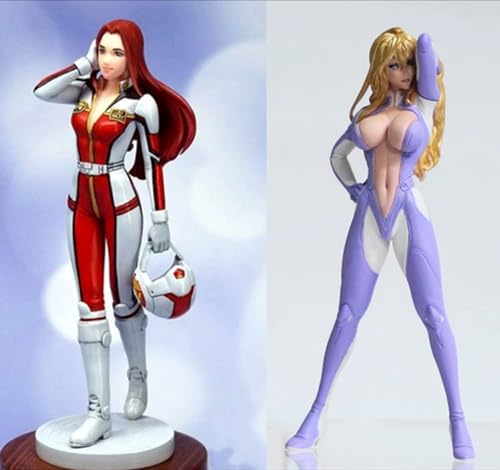 1/20 Sci-Fi Agent Woman Warrior Resin Model Kit Unbemalt und unmontiert Resin Modellteile (2-Personen) // 7V0K-12 von Ahowse