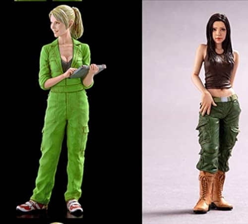 1/20 Sci-Fi Agent Woman Warrior Resin Model Kit Unbemalt und unmontiert Resin Modellteile (2-Personen) // 7V0K-16 von Ahowse