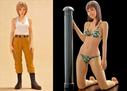 1/20 Sci-Fi Agent Woman Warrior Resin Model Kit Unbemalt und unmontiert Resin Modellteile (2-Personen) // 7V0K-20 von Ahowse