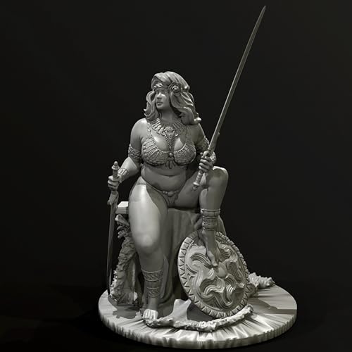 1/24 Ancient Fantasy Female Warrior Resin Model Kit Unbemalt und unmontiert Resin Modell (jx8o-10) von Ahowse