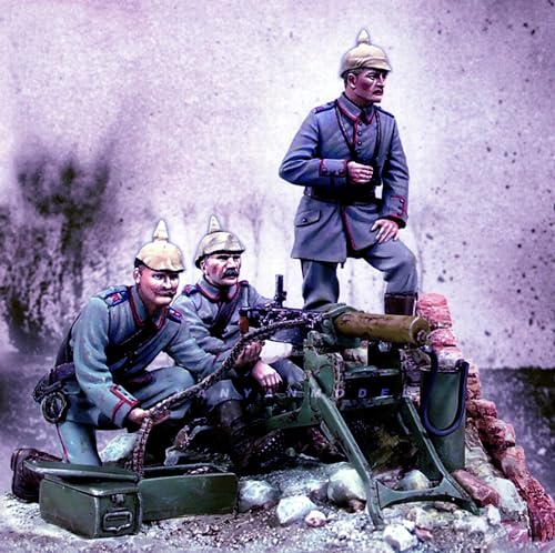 1/32 WWI German Soldier Resin Modellbausatz Unbemalte und unmontierte Resinteile // 6c7E-4 von Ahowse