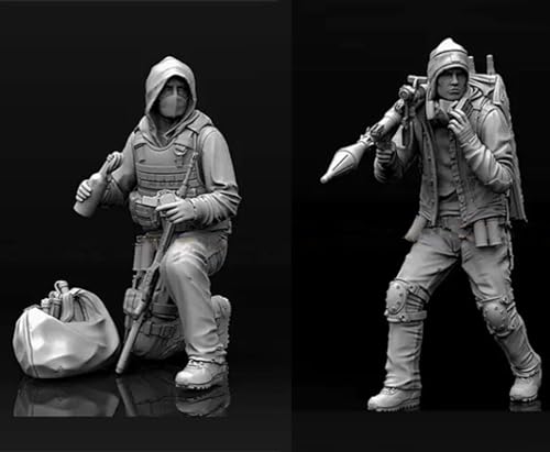 1/35 Afghan Local Armed Soldiers Resin Model Kit Unbemalte und unmontierte Resin Modellteile und Komponenten (2-Personen)//7R0C-8 von Ahowse