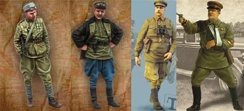 1/35 Sowjetischer WWII Soldat Resin Modellbausatz Unbemalt und unmontiert Resin Modellteile (4 Personen) //7D5w-2 von Ahowse