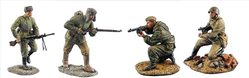 1/35 Sowjetischer WWII Soldat Resin Modellbausatz Unbemalt und unmontiert Resin Modellteile (4 Personen) //7D5w-4 von Ahowse