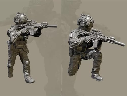1/35 U.S. Commando Soldier Resin Model Kit Unbemalte und unmontierte Resin Modellteile (2 Personen)//5K7C-2 von Ahowse