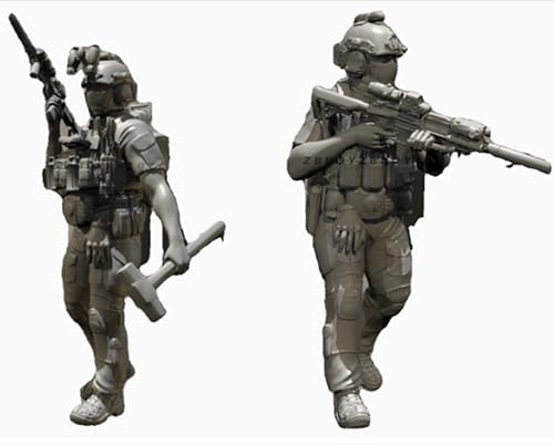 1/35 U.S. Commando Soldier Resin Modellbausatz Unbemalt und unmontiert Resin Modellteile //9P5q-5 von Ahowse