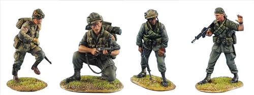 1/35 U.S. WWII Soldier Resin Model Kit Unbemalte und unmontierte Resin Modellteile (4-Personen) //6D5w-3 von Ahowse