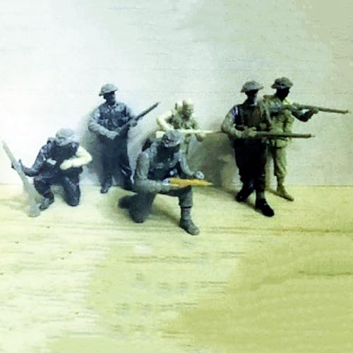1/35 WW2 Britischer Soldat Resin Modellbausatz unbemalt und unmontiert Resin Modellteile (6 Mann) // 9c7E-8 von Ahowse