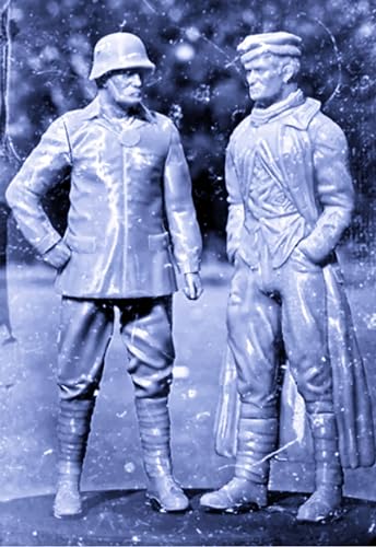 1/35 WWII Deutscher Soldat Resin Modellbausatz Unbemalt und unmontiert Resin Modellteile (2 Personen)//9P7q-3 von Ahowse