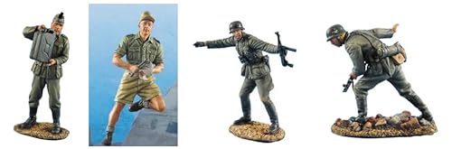 1/35 WWII German Soldier Resin Model Kit Unbemalte und unmontierte Resin Modellteile (4 Personen) //8D5w-12 von Ahowse