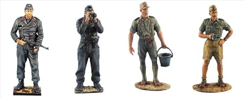 1/35 WWII German Soldier Resin Model Kit Unbemalte und unmontierte Resin Modellteile (4 Personen) //8D5w-17 von Ahowse