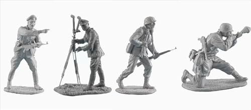 1/35 WWII German Soldier Resin Model Kit Unbemalte und unmontierte Resin Modellteile (4 Personen) //8D5w-27 von Ahowse