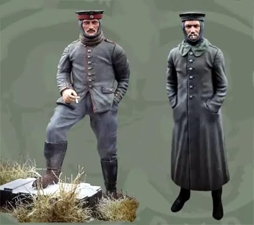 1/35 WWII Soldier Resin Model Kit Unpainted and Unassembled Soldier Resin Model Kit (2 Men)//X9u3S5l von Ahowse
