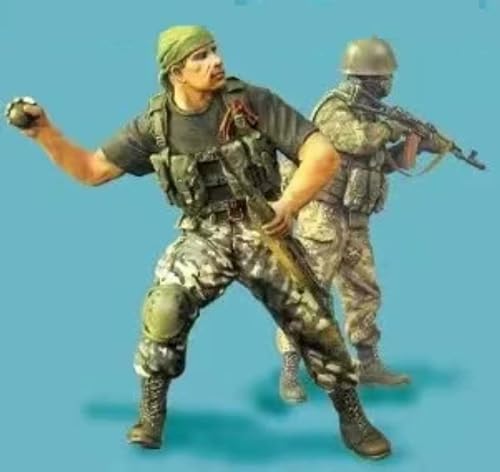 1/35 WWII Soviet Soldier Resin Model Kit Unbemalte und unmontierte Resin Modellteile (2 Personen)//9Y7F-4 von Ahowse