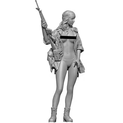 1/9 Sci-Fi Agentin Kriegerin Resin Modellbausatz unbemalt und unmontiert Resin Modellteile//7p3A-3 von Ahowse