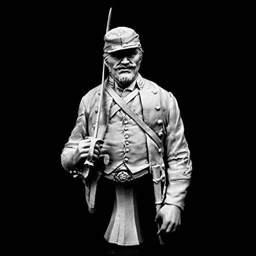 Ahowse 1/9 Resin Figure 1864 Confederate Officer Resin Die Cast Model Miniature Kit (Unbemalt & Unmontiert) // Yc2-51 von Ahowse