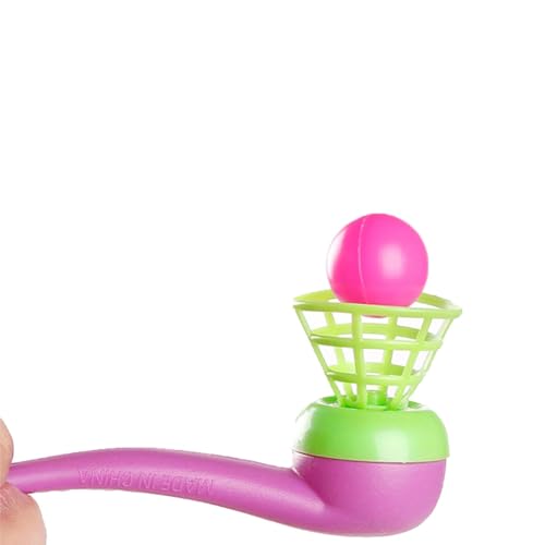 Ahuuen Balance Blowing Toy, Ball Blowing Pipe - Blow Blow Toy Floating Ball Party Game,Sensorische Requisiten, Kinder Goodie Bag Stuff für, Mädchen, Kinder im Vorschulalter von Ahuuen