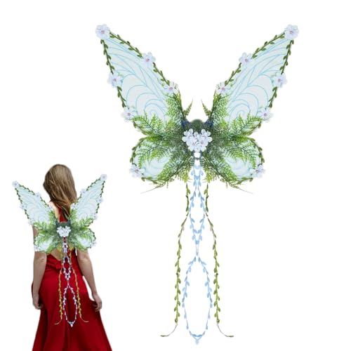Ahuuen Elfenflügel Erwachsene - Realistische Flügel Für Kostüm,Frauenkostüm Für Pride Festival Cosplay Party Halloween Event Ahuuen Elfenflügel Erwachsene - Realistische Flügel Für Kostüm,Frauenkostüm Für Pride Festival Cosplay Party Halloween Event von Ahuuen