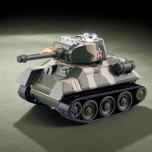 Ahuuen Fernsteuerbarer Panzer Für Kinder - Lehrreiches Kampfpanzer-Spielzeug,Interaktives Mini Fahrzeug für Mint-Lernen Kinder Indoor Spielzimmer Ahuuen Fernsteuerbarer Panzer Für Kinder - Lehrreiches Kampfpanzer-Spielzeug,Interaktives Mini Fahrzeug für Mint-Lernen Kinder Indoor Spielzimmer von Ahuuen