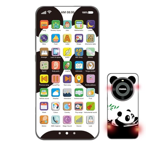 Ahuuen Lernspielzeug Spieltelefon - Touchscreen Lernspiele Mobiltelefon für Kinder,Mit Berührungslichtbildschirm Lerninhalten Für Ahuuen Lernspielzeug Spieltelefon - Touchscreen Lernspiele Mobiltelefon für Kinder,Mit Berührungslichtbildschirm Lerninhalten Für von Ahuuen