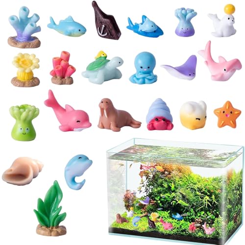 Ahuuen Meerestier-Figuren, Meerestiere, Kunstharz, bunt, niedlich, pädagogisch, detaillierte Modelle für Aquarium-Dekoration, Kleinkinder, Lernkinder Ahuuen Meerestier-Figuren, Meerestiere, Kunstharz, bunt, niedlich, pädagogisch, detaillierte Modelle für Aquarium-Dekoration, Kleinkinder, Lernkinder von Ahuuen
