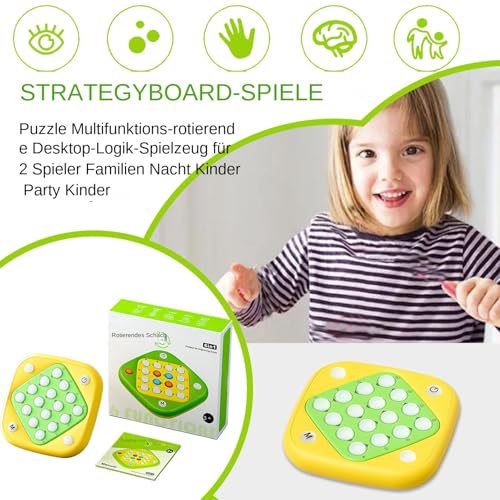Ahuuen Schachspiel | Schachbrett - Rotierendes Mehrfunktion Spielzeug Strategie Für Schreibtisch Familienabend Kinder Erwachsene Für 2 Spieler von Ahuuen