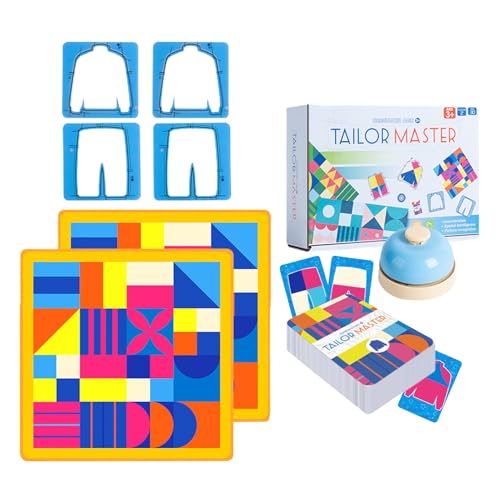 Tailor Master Matching-Spiel | Tailor Master Kinderpuzzle | Farblich Passendes Tischspiel | Denk- Und Konzentrationstraining | Lernspielzeug Für Kinder, Grafisches, Farblich von Ahuuen